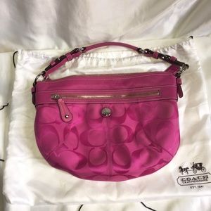 Coach Laura Signature Hobo Purse